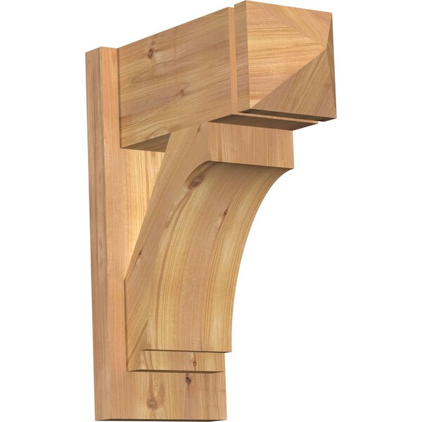 Ekena Millwork Imperial Arts & Crafts Smooth Outlooker, Western Red Cedar, 7 1/2"W x 16"D x 20"H OUT08X16X20IMP03SWR - main